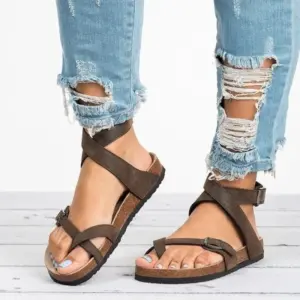 RomanWedge | Classic Platform Gladiator Sandals